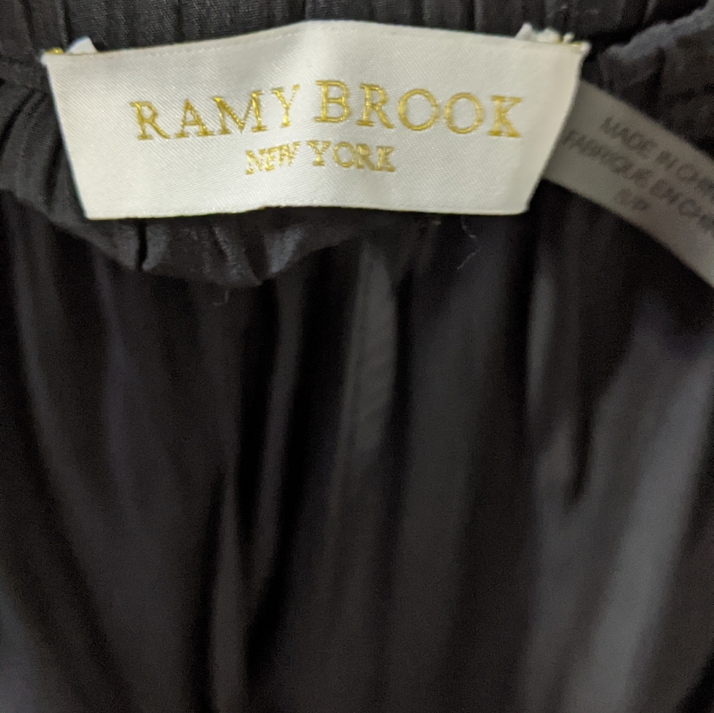 Black, loose, shorts with pockets